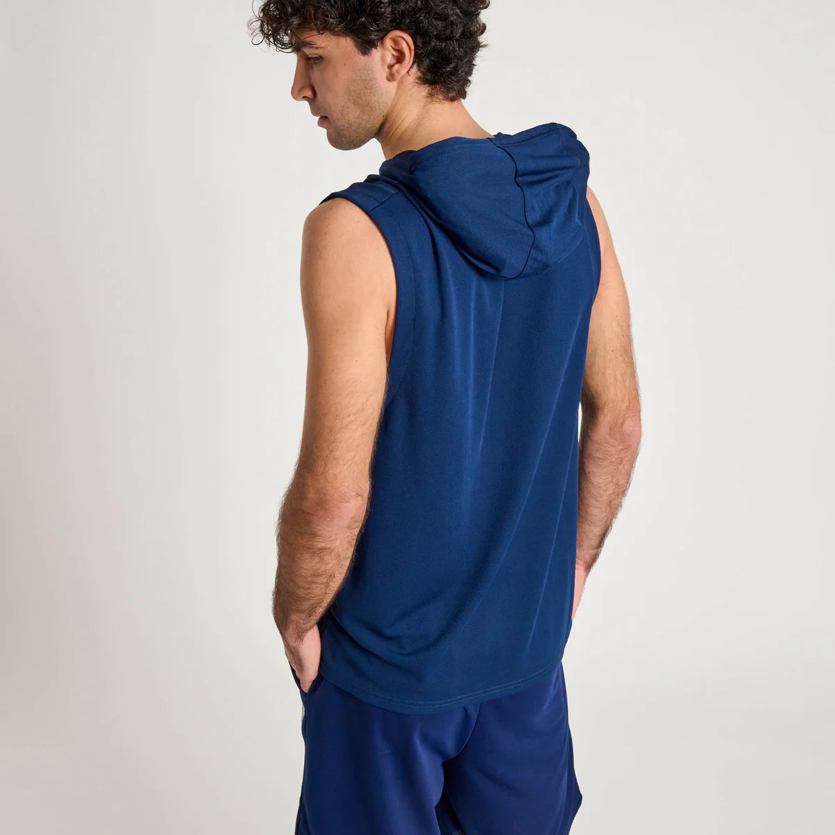 Sleeveless Lion Hoodie with Logo