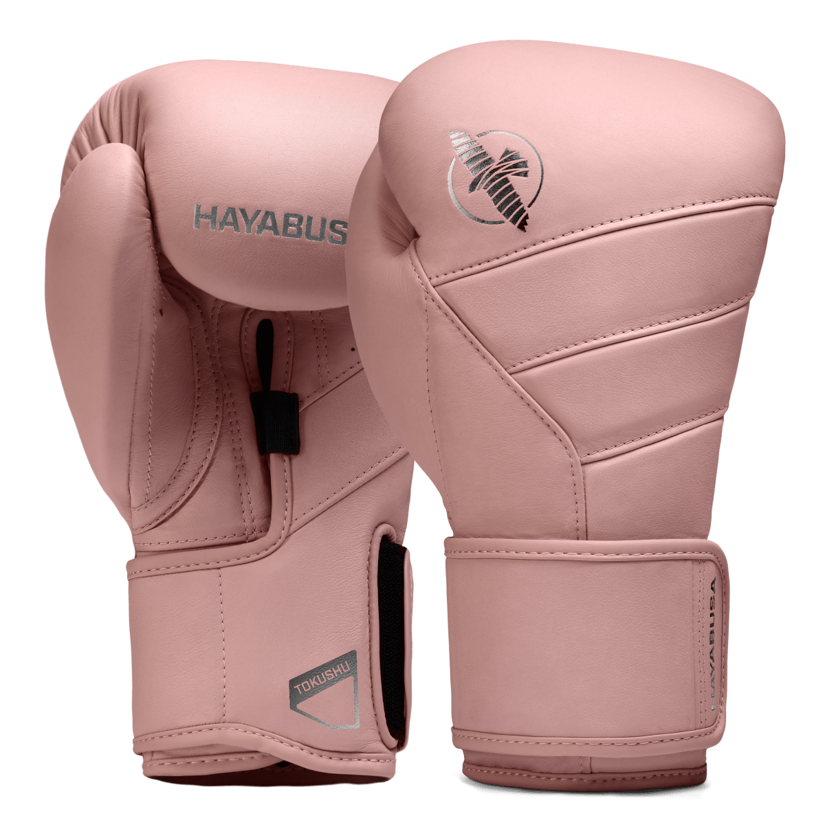 Par de luvas Hayabusa T3 Kanpeki rosa em couro artesanal