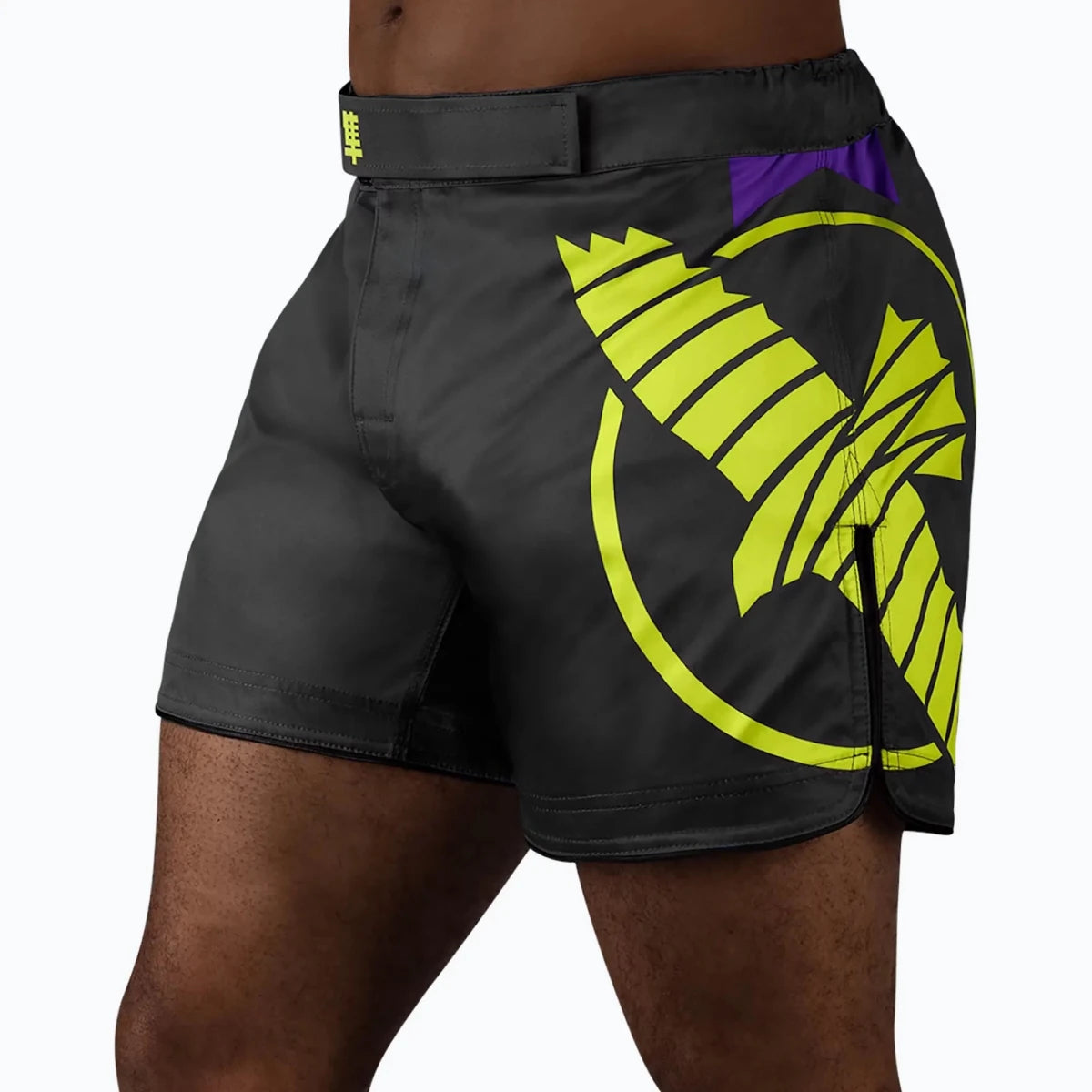 Pantaloncini Hayabusa Icon Mid-Thigh - Ideali per MMA e Grappling - Fight Club Store