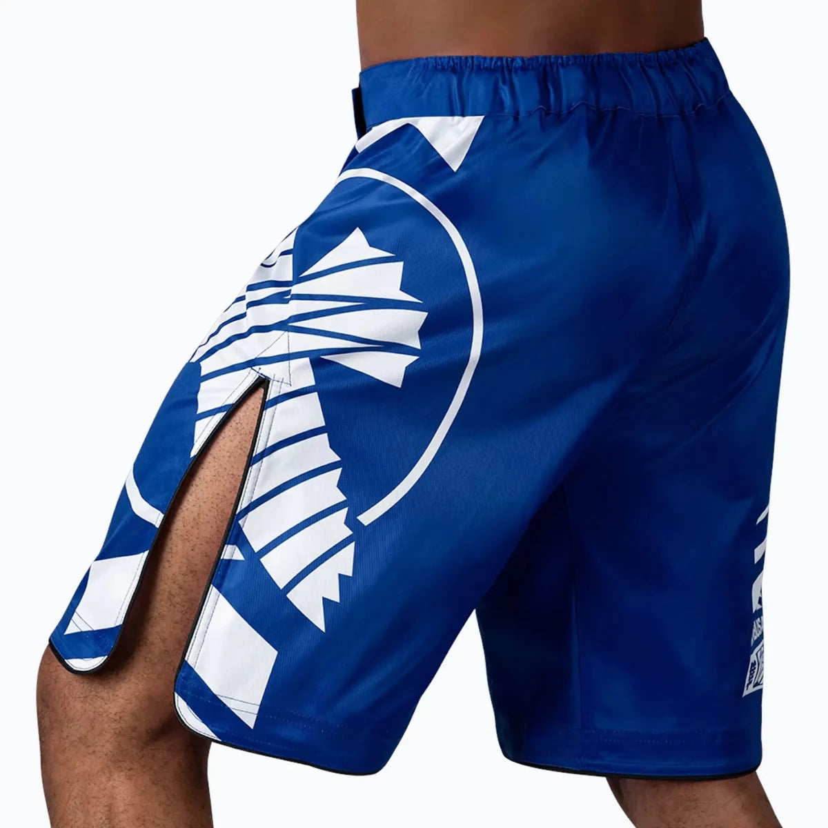 Potongan pendek papan Ikon Hayabusa Biru dengan sisipan elastis.