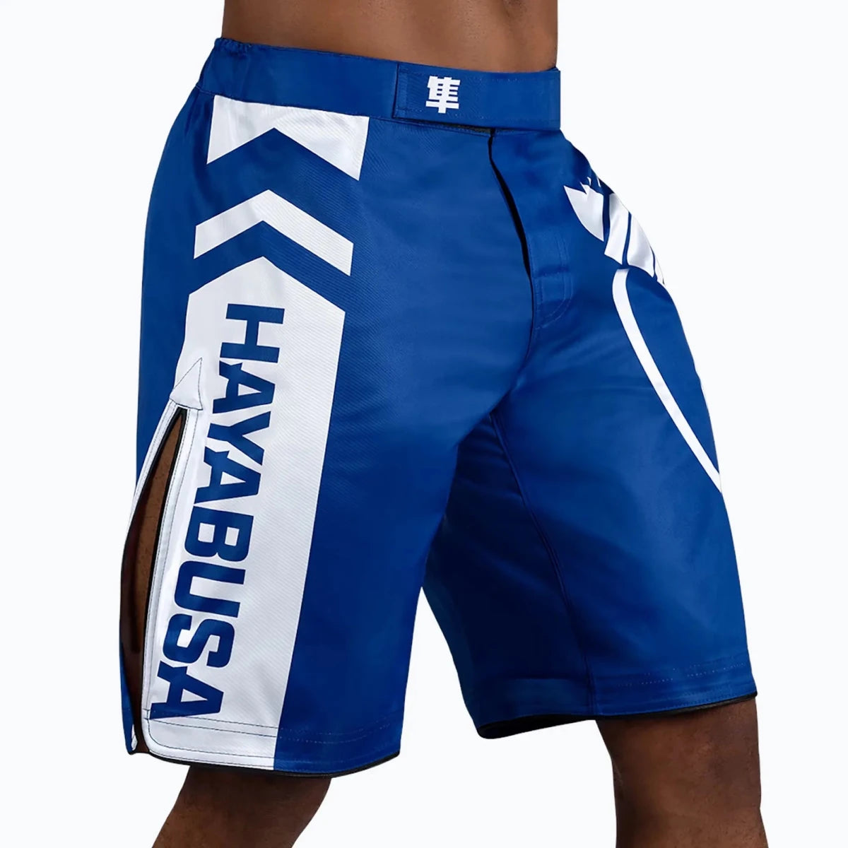 Celana pendek profesional Blue Hayabusa Icon untuk grappling dan BJJ.