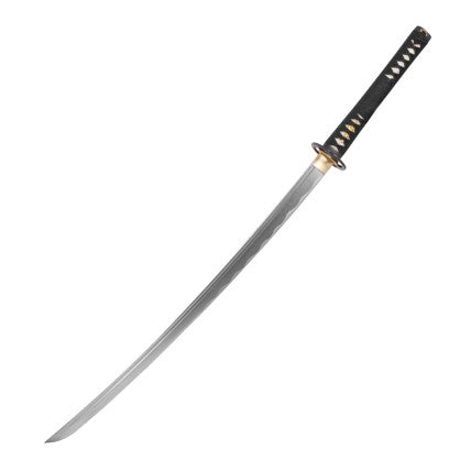 Katana Hagane Maru in Acciaio Forgiato Nera da Allenamento