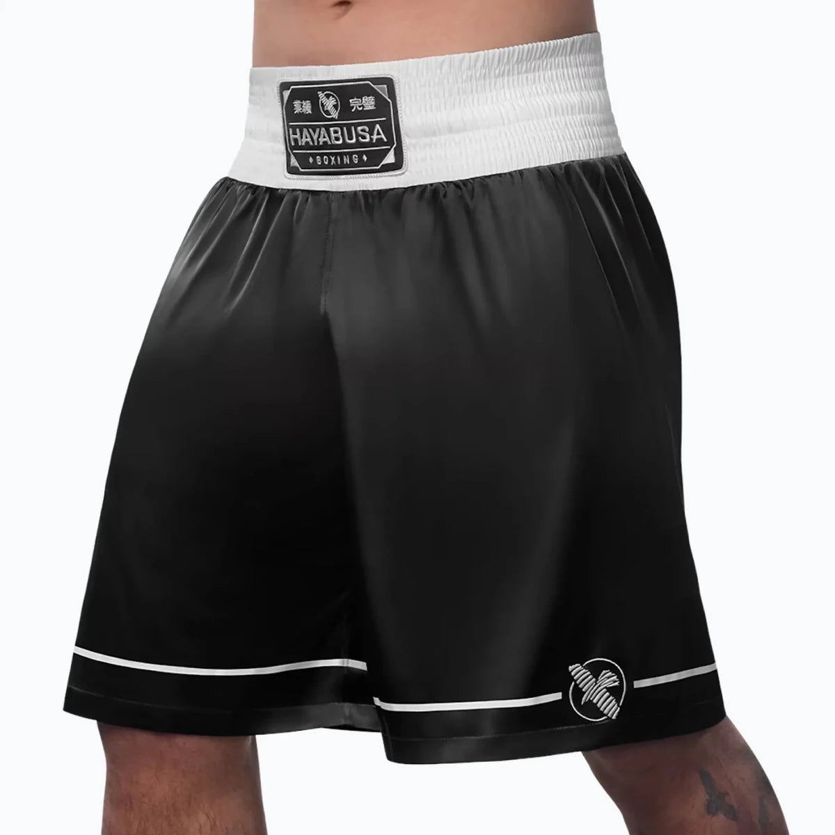 Hayabusa Boxshorts vorne schwarz