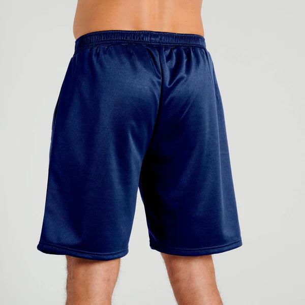 Vista posteriore dei pantaloncini tecnici Leone 1947 colore blu scuro