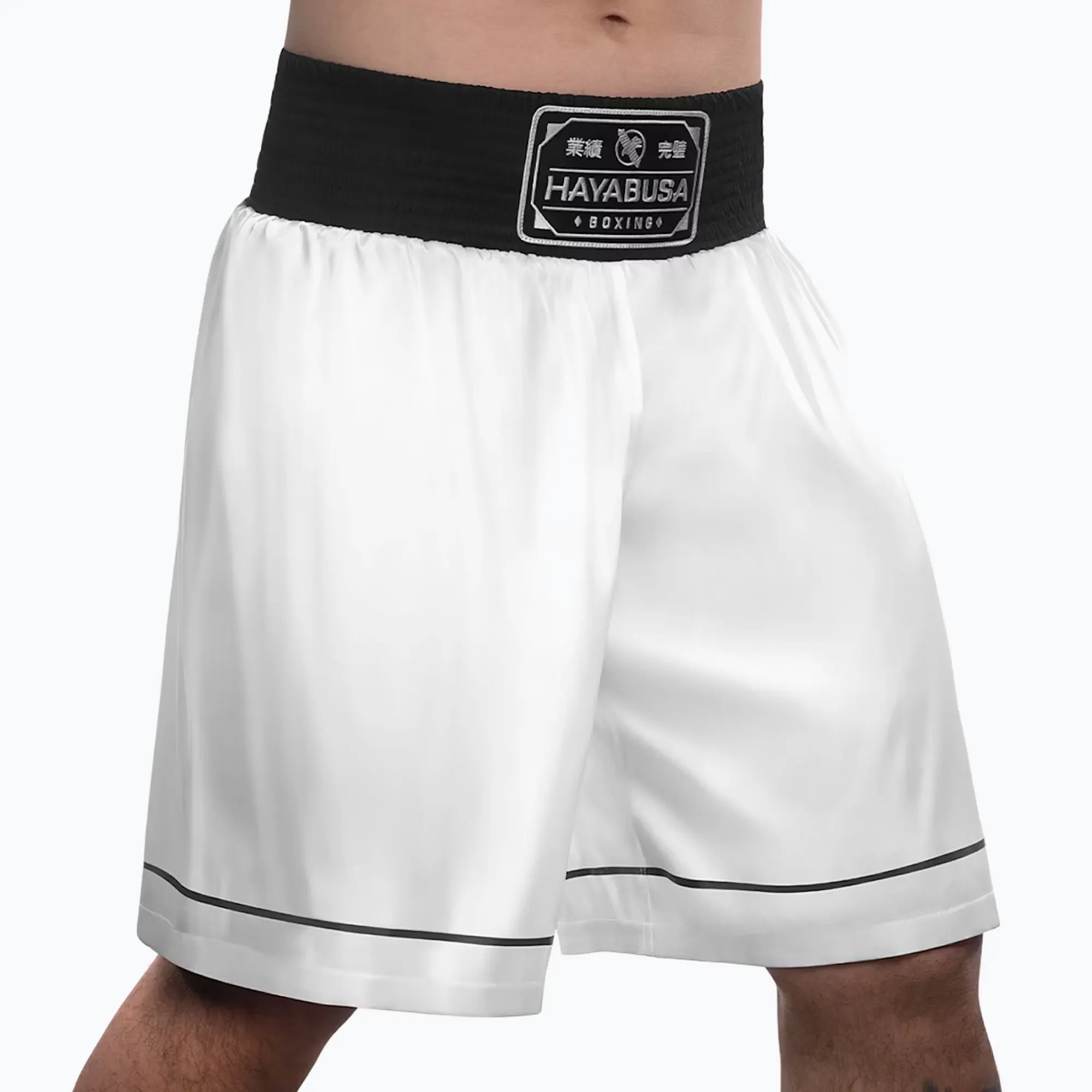Pantaloncini pugilato Hayabusa white retro