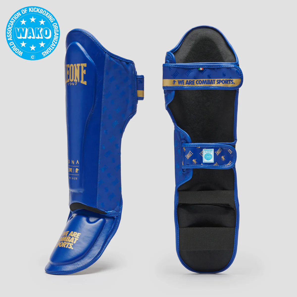 Protège-tibias Leone DNA homologué WAKO – Protection et agilité de champion