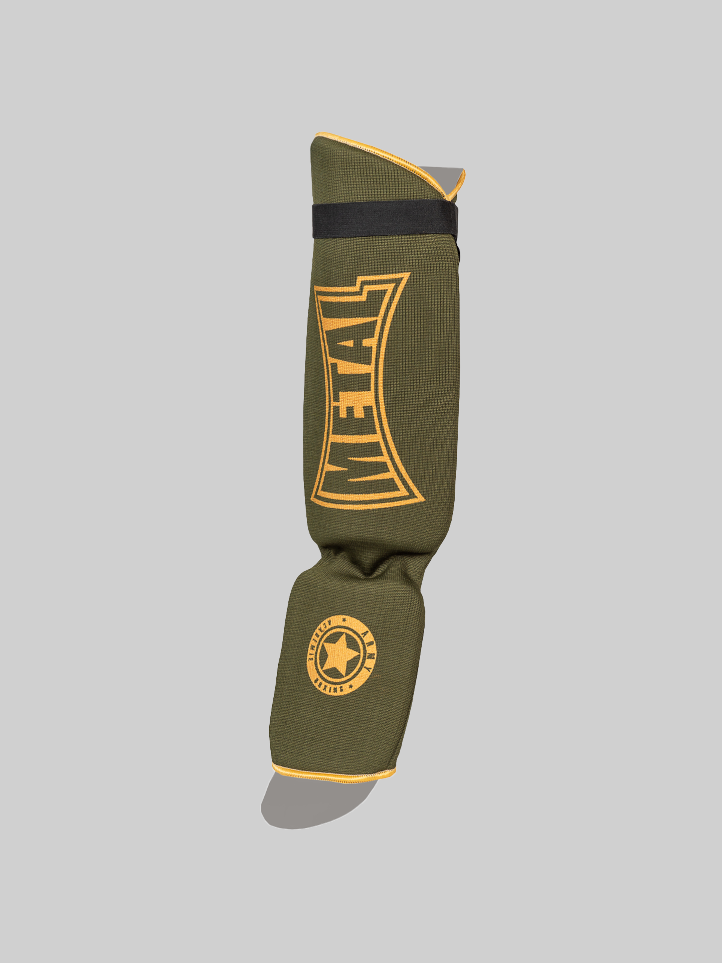 Protège-tibia avec protège-pied en chaussette Metal Boxe en coton